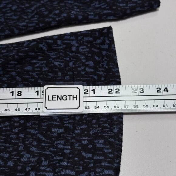 Joseph Ribkoff Womens Blue Black Spotted Ombre Turtleneck Cardigan Jacket Size 6 - Picture 8 of 9